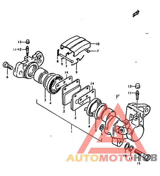 Задний суппорт