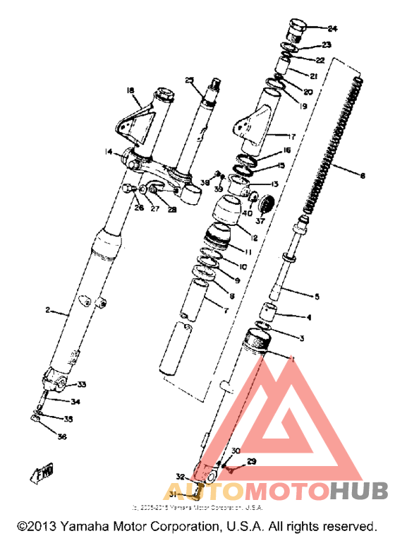 Передняя вилка