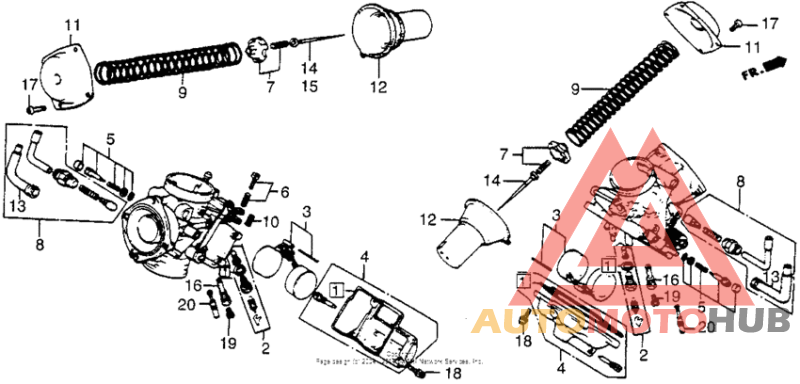 Компоненты карбюратора