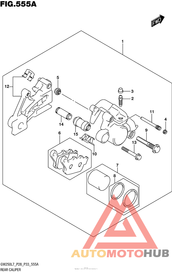 Задний суппорт