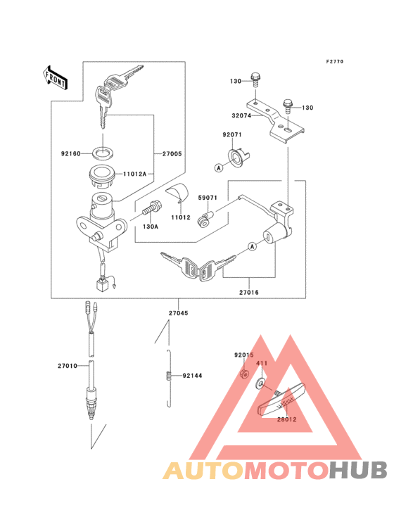 Ignition switch(an110-d2)