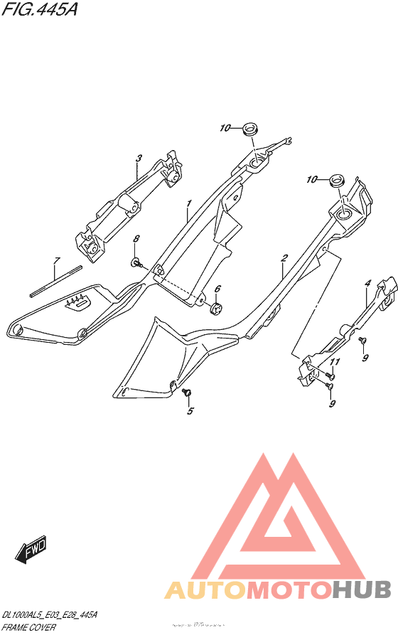 Обтекатель рамы