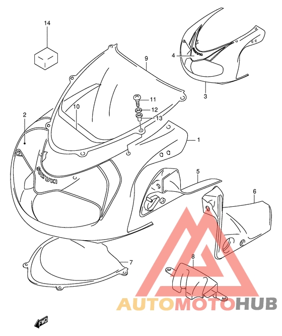 Cowling body