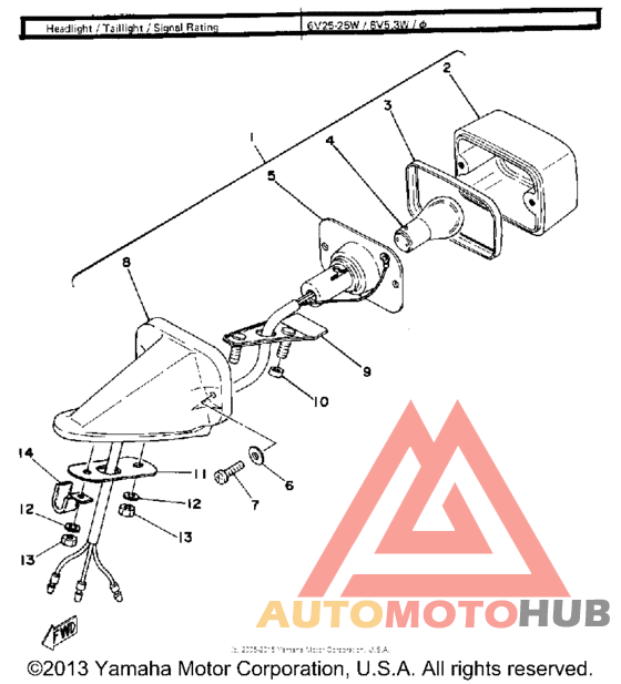 Задний фонарь