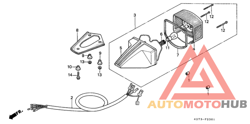Taillight unit ass`y