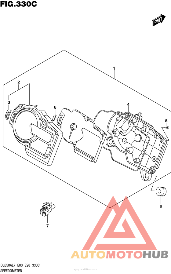 Speedometer (Dl650Al7 E33)