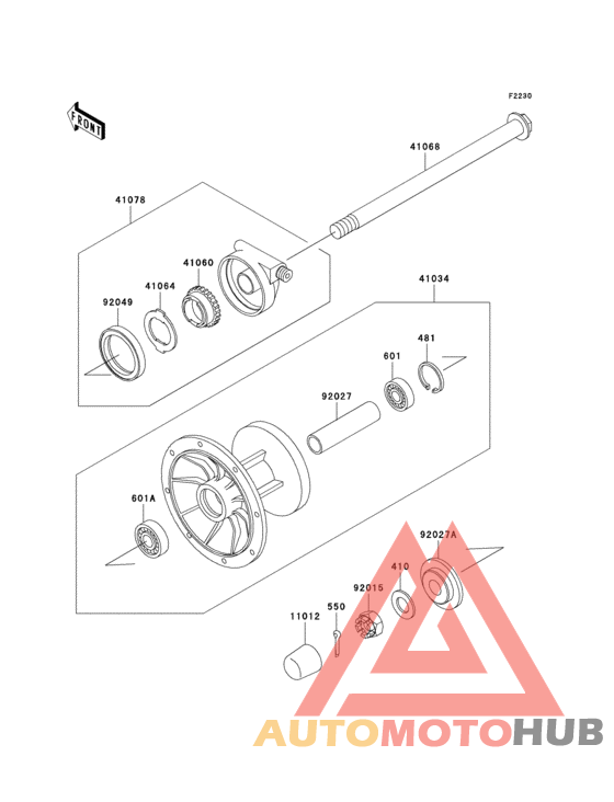 Переднее колесо