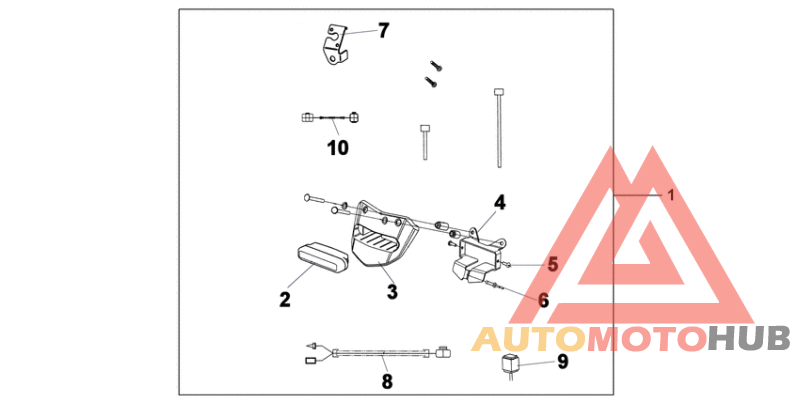 Rear fog light