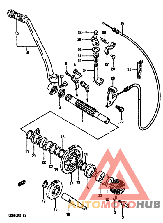Ножной стартер