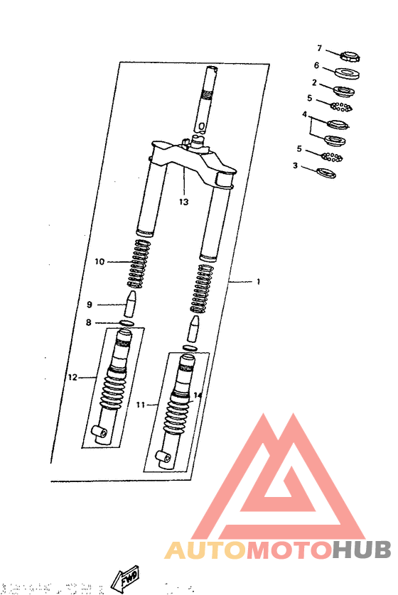 Передняя вилка