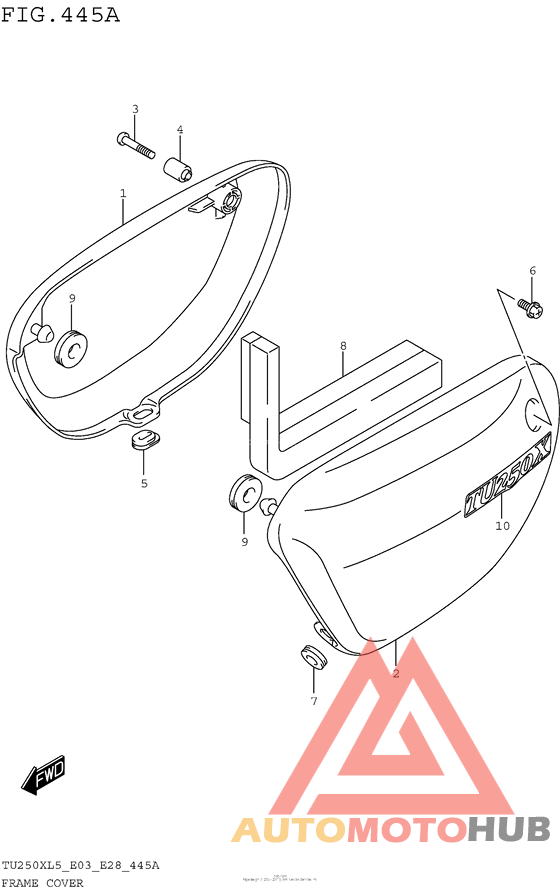 Обтекатель рамы