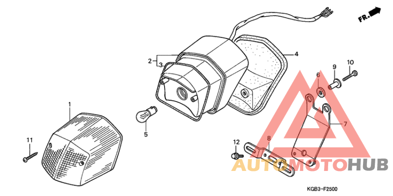 Taillight unit ass`y