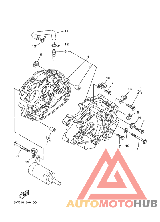 Картер двигателя