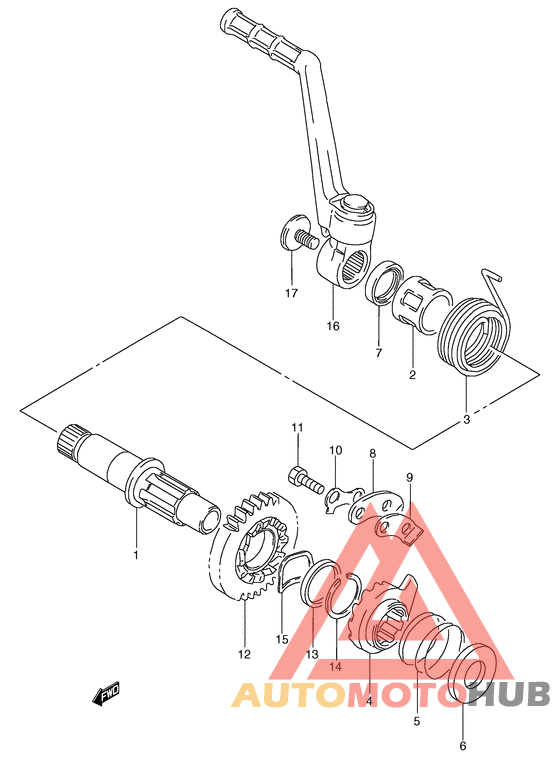 Ножной стартер