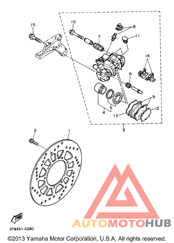 Задний суппорт