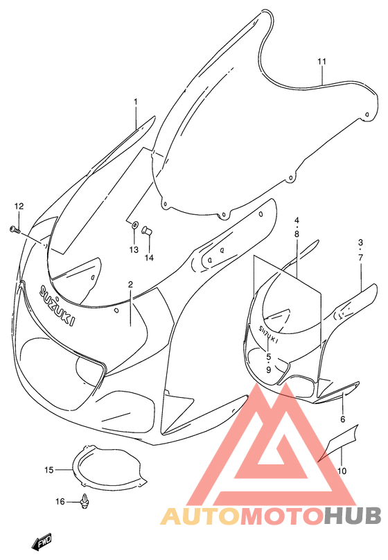 Cowling body