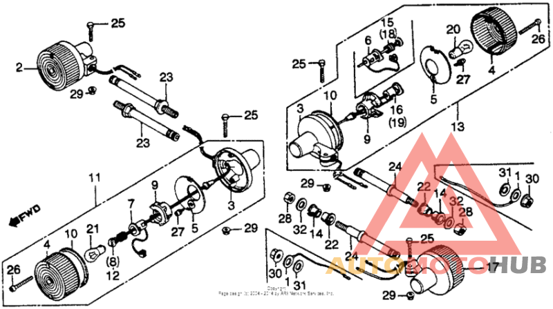 Задний фонарь