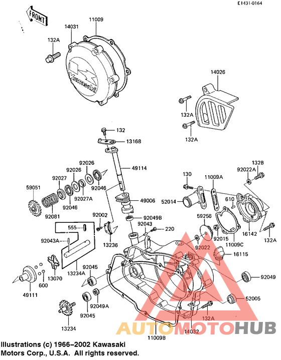 Engine covers/water pump