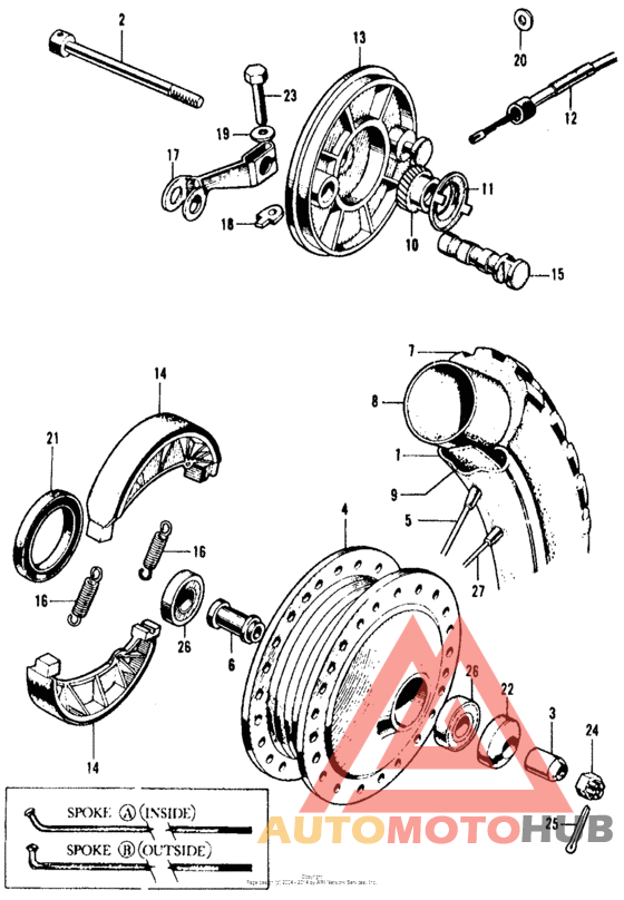 Переднее колесо