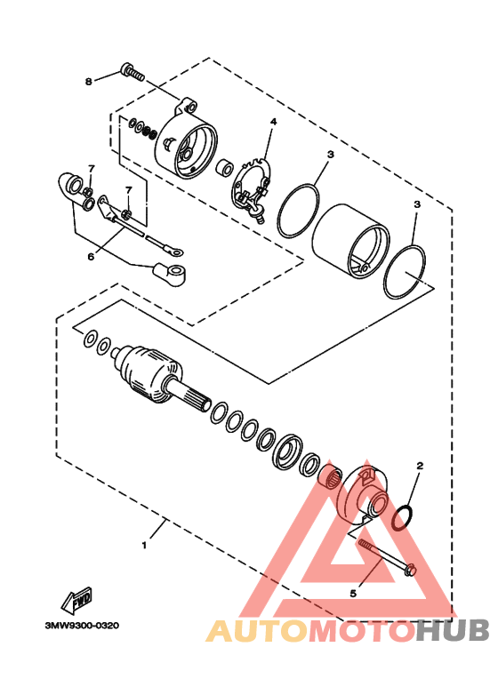 Стартерный мотор