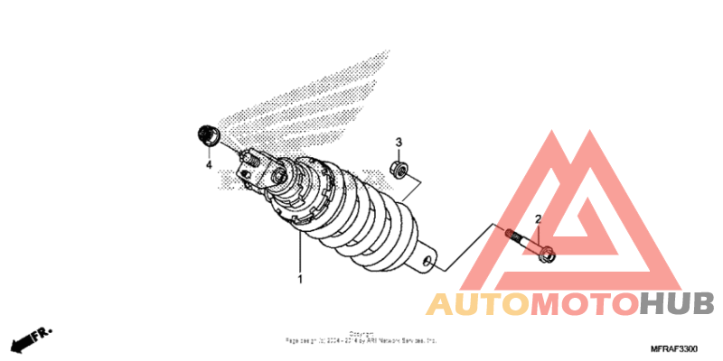Rear shock absorber (1)