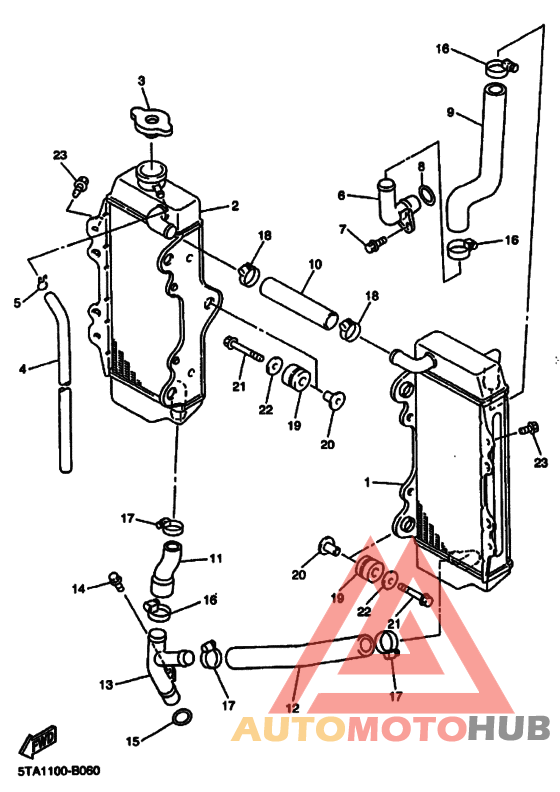 Радиатор hose