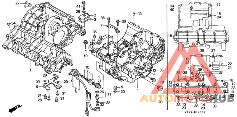 Картер двигателя