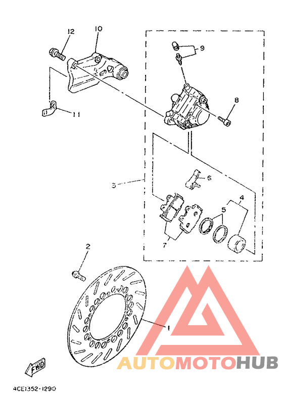Задний суппорт
