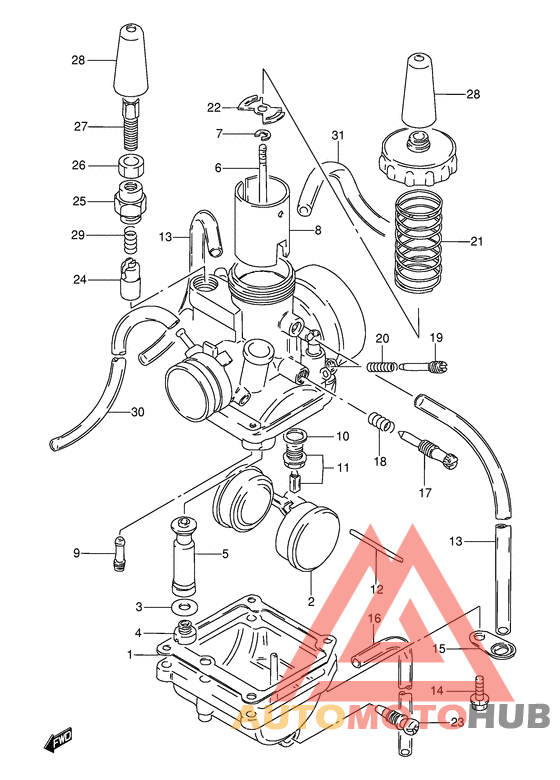 Carburetor assy