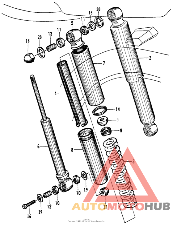Задние амортизаторы