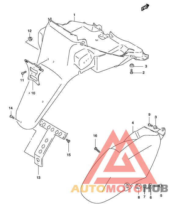 Заднее крыло