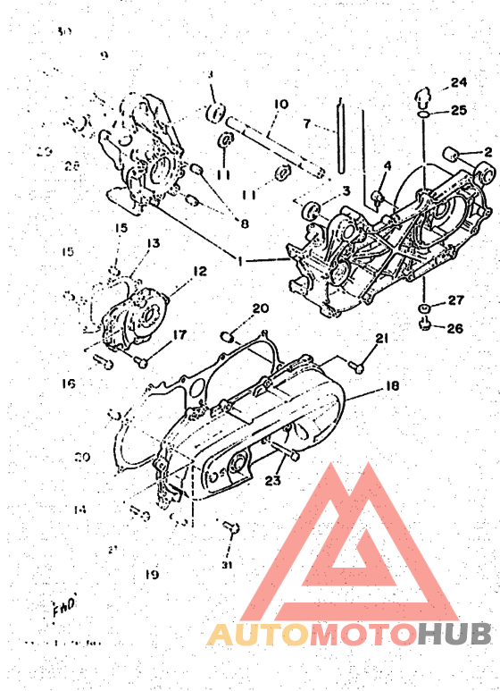 Картер двигателя