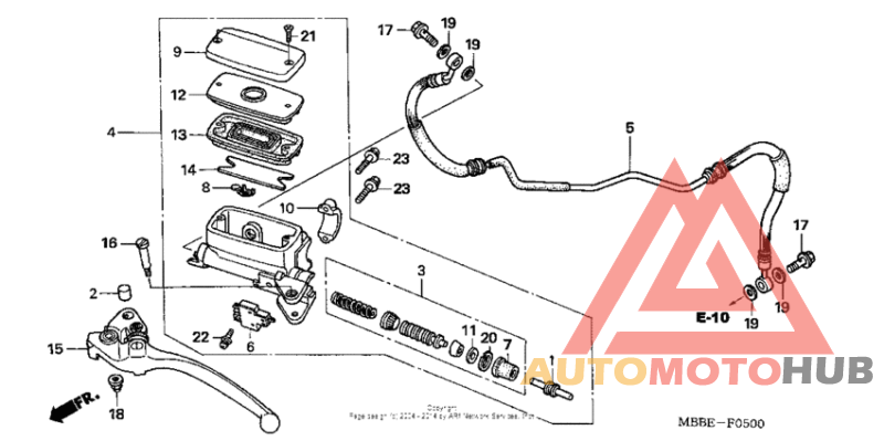 Clutch master cylinder 05
