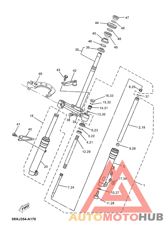 Передняя вилка