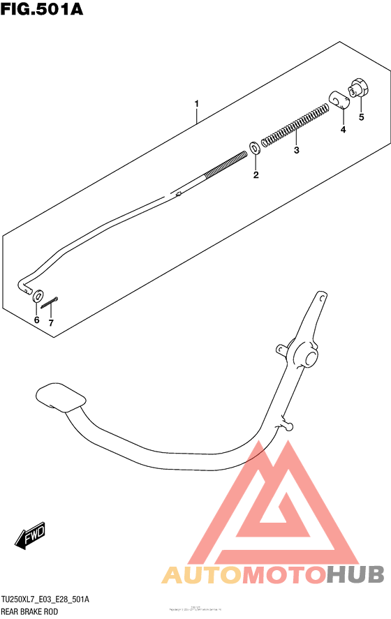 Rear Brake Rod