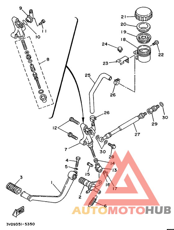 Задний торм цилиндр
