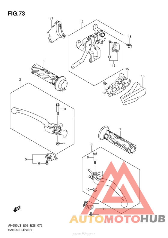 Handle Lever (An650L3 E03)