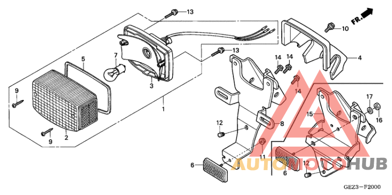 Taillight unit ass`y