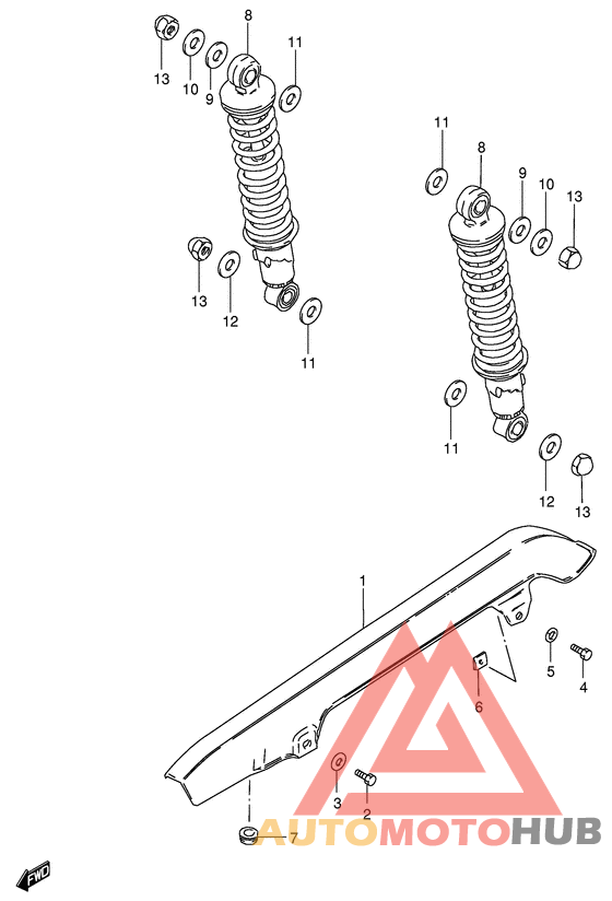 Chain case - shock absorber