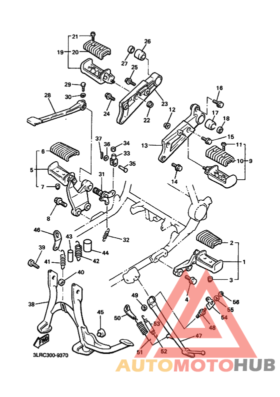 Support & repose pied
