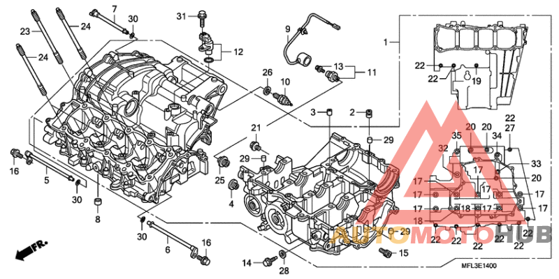 Картер двигателя