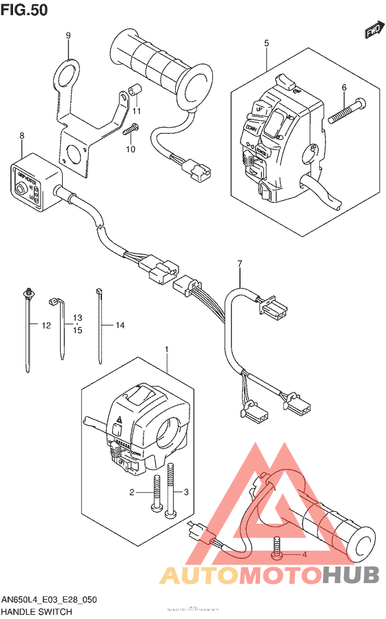 Handle Switch (An650Zl4 E28)