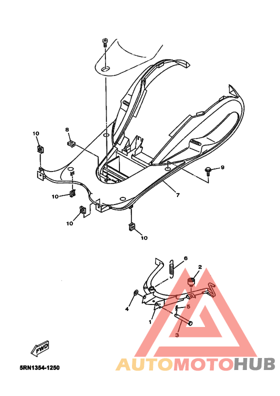 Support & repose pied