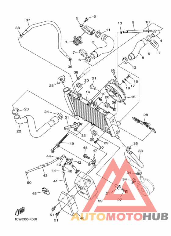 Радиатор и шланг