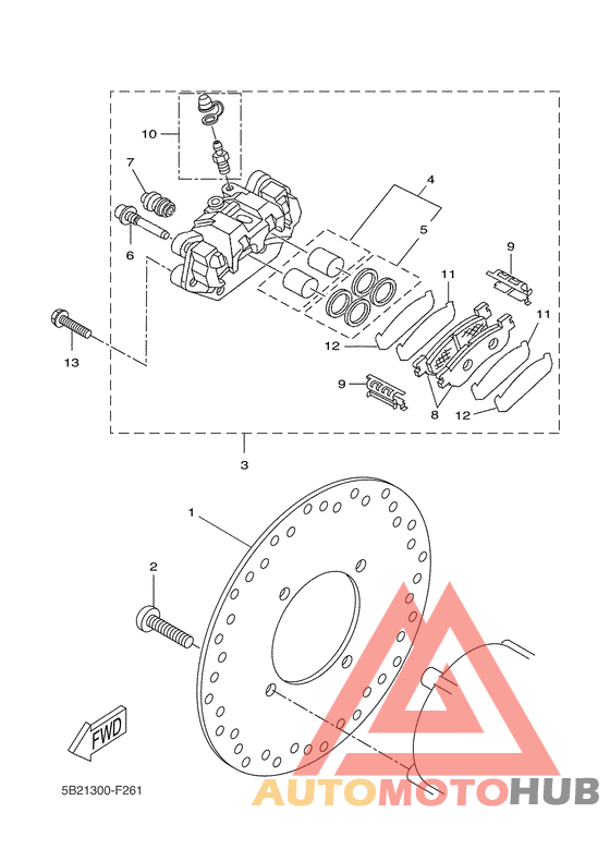 Задний суппорт