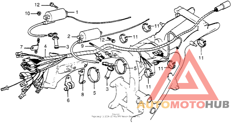 Wire harness + ignition coil