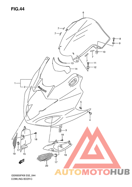 Cowling body
