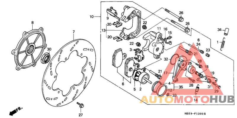 Задний суппорт
