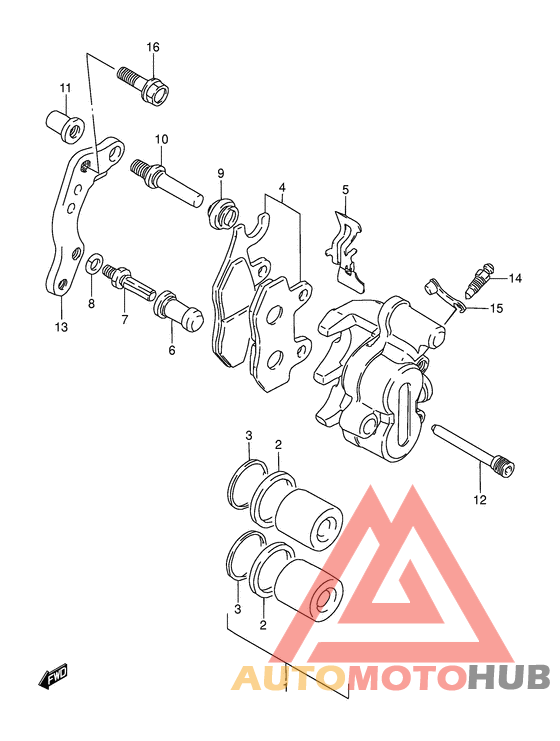 Передний суппорт