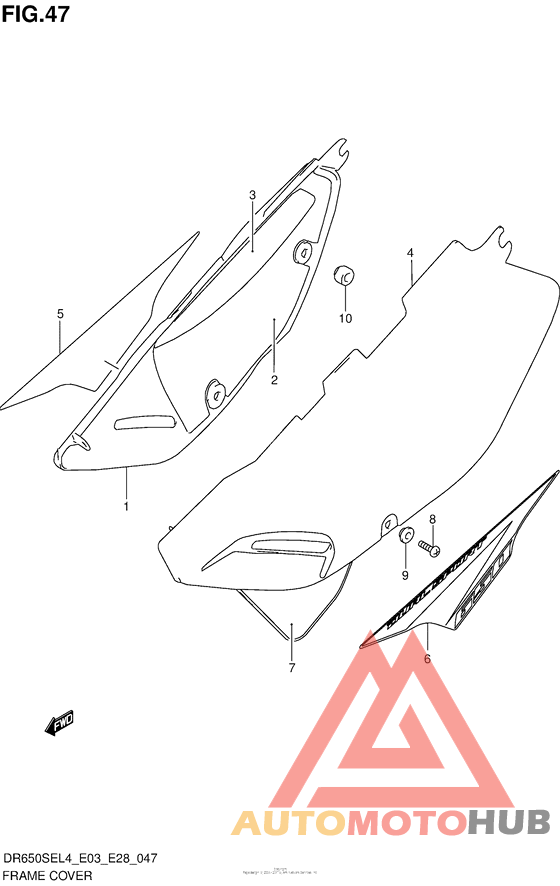 Обтекатель рамы